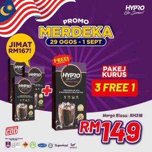 PAKEJ KECIL KURUS (BELI 3 PERCUMA 1 = 20 SACHET)