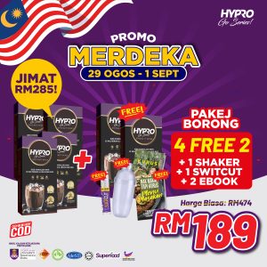 PAKEJ KECIL BORONG MERDEKA - (BELI 4 PERCUMA 2 = 30 SACHET) + FREEGIFT